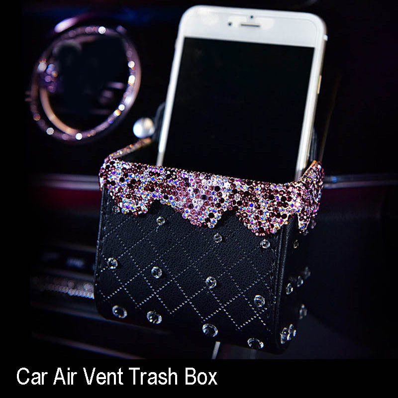 GlamAura™ Crystal Car Accessories Collection