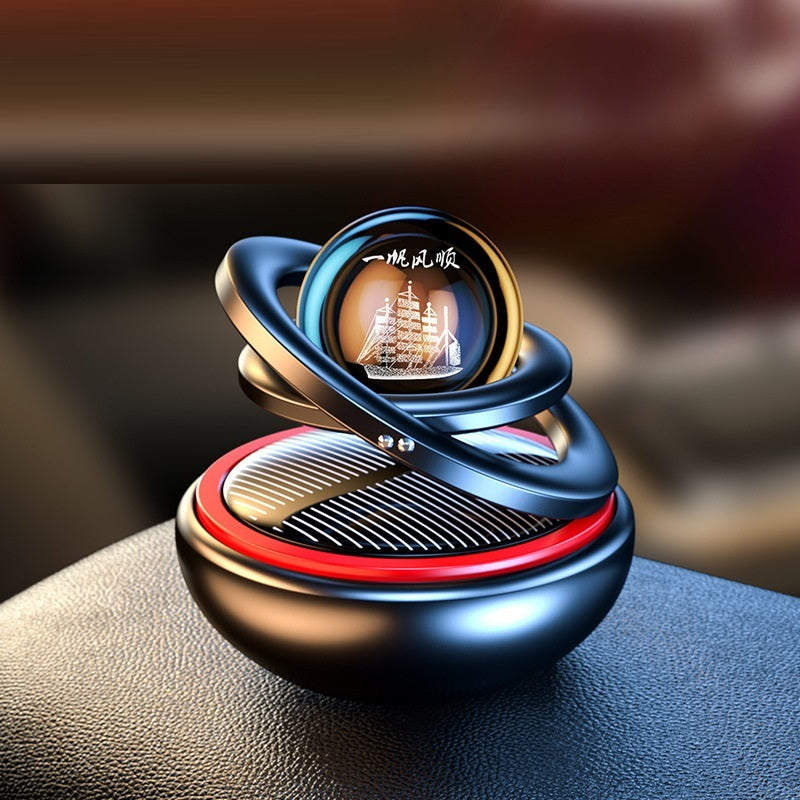 SolarScent Orbit - Aluminum Interstellar Solar Rotating Car Perfume