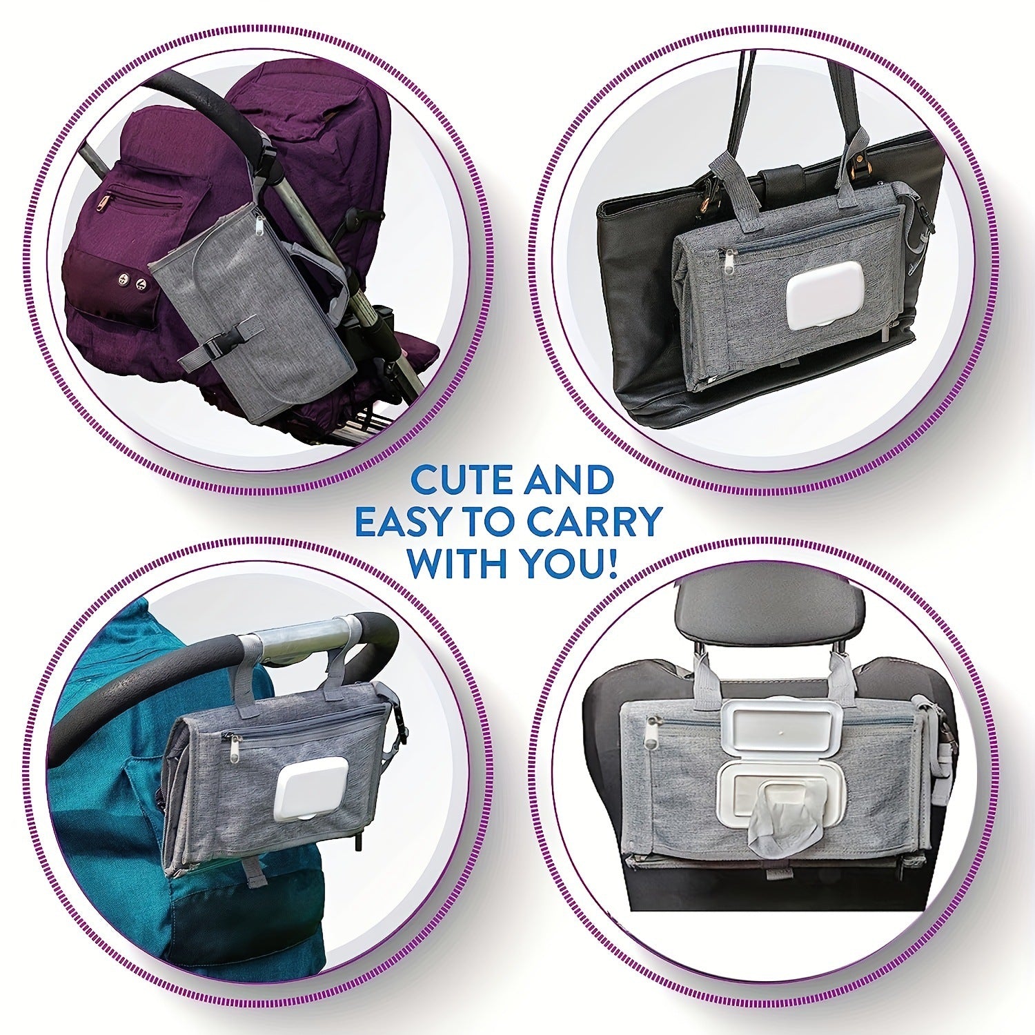 PortableBaby™ Diaper Changer Bag: On-the-Go Comfort