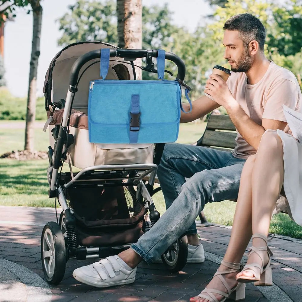 PortableBaby™ Diaper Changer Bag: On-the-Go Comfort