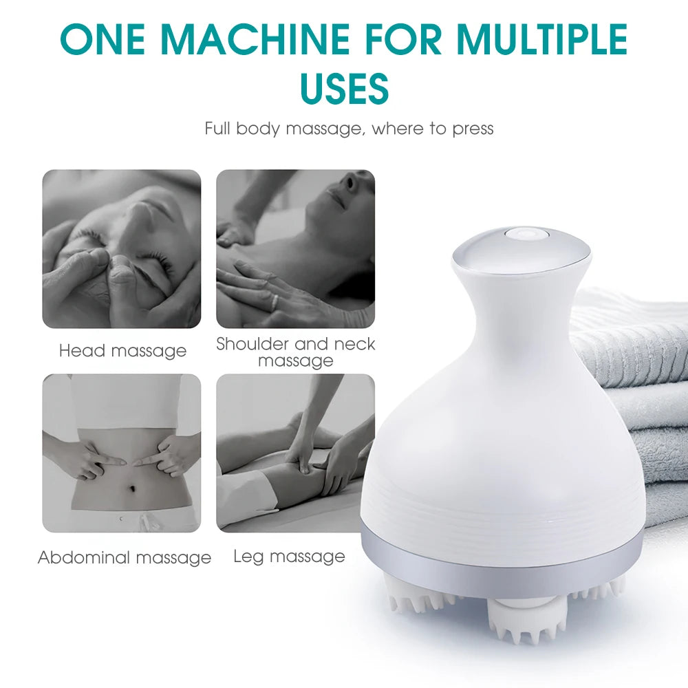 RelaxoBliss™ - Wireless Deep Tissue Head &amp; Body Massager