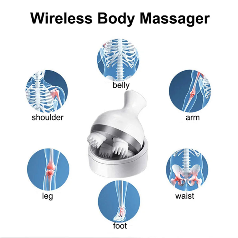 RelaxoBliss™ - Wireless Deep Tissue Head &amp; Body Massager